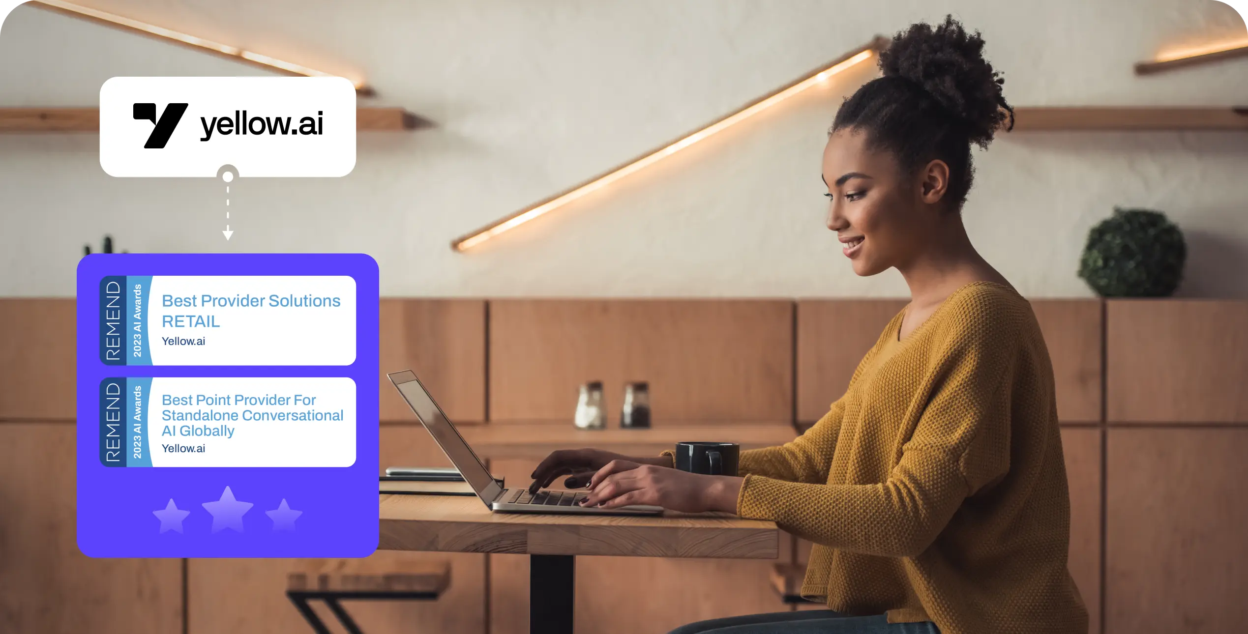 Yellow.ai named as best stand-alone global conversational AI company in Remend 2023 AI Self-Service Automation report
