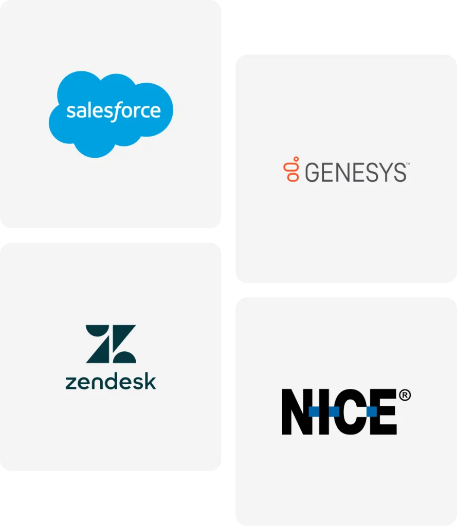 Achieve faster time to value with Yellow.ai's prebuilt native integrations across 150+ enterprise systems like Salesforce, genesys, zendesk, nice, hubspot and more.